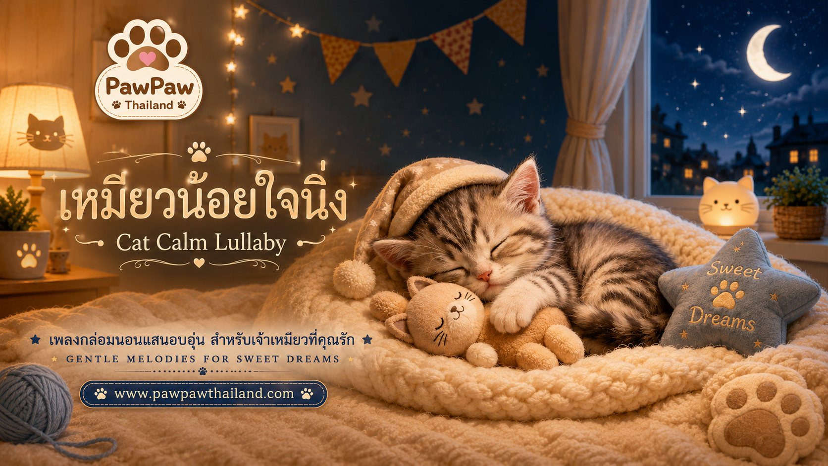 เหมียวน้อยใจนิ่ง - Cat Calm Lullaby